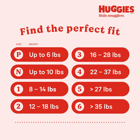 Huggies Newborn Diapers, Little Snugglers Baby Diapers, Size Newborn (up to 10 lbs), 76 Count