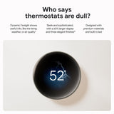 Google Nest Learning Thermostat (4th Gen) with Nest Temperature Sensor (2nd Gen) - Energy-Saving Smart Thermostat with Smart Schedule - Monitors Heating and Cooling System - Polished Silver