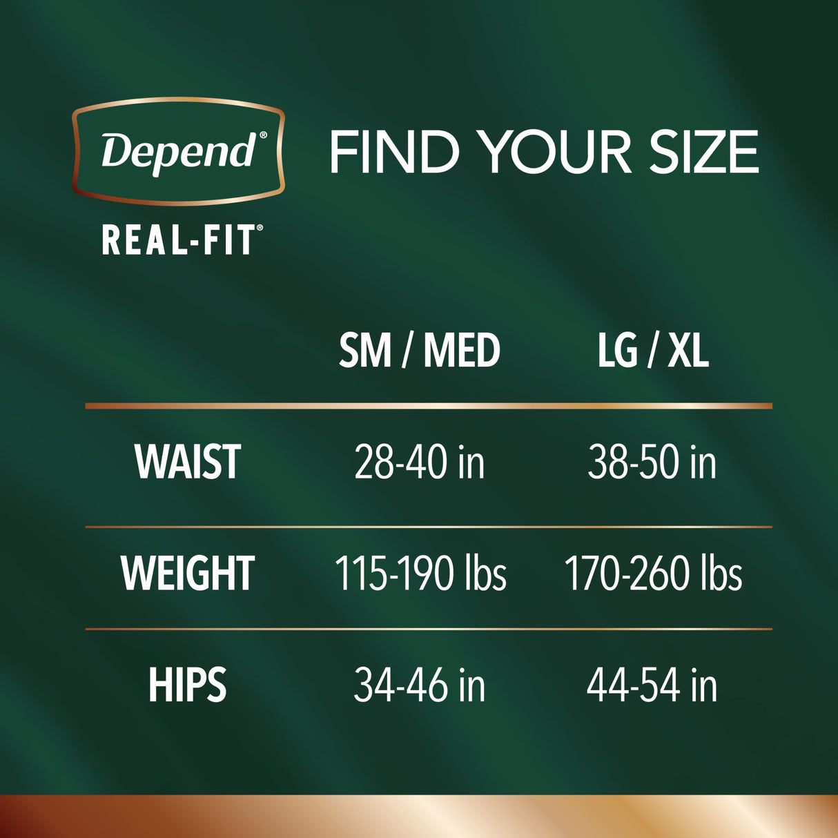 Depend Real Fit Incontinence Underwear for Men, Adult Diapers, S/M, Grey, 14 Count