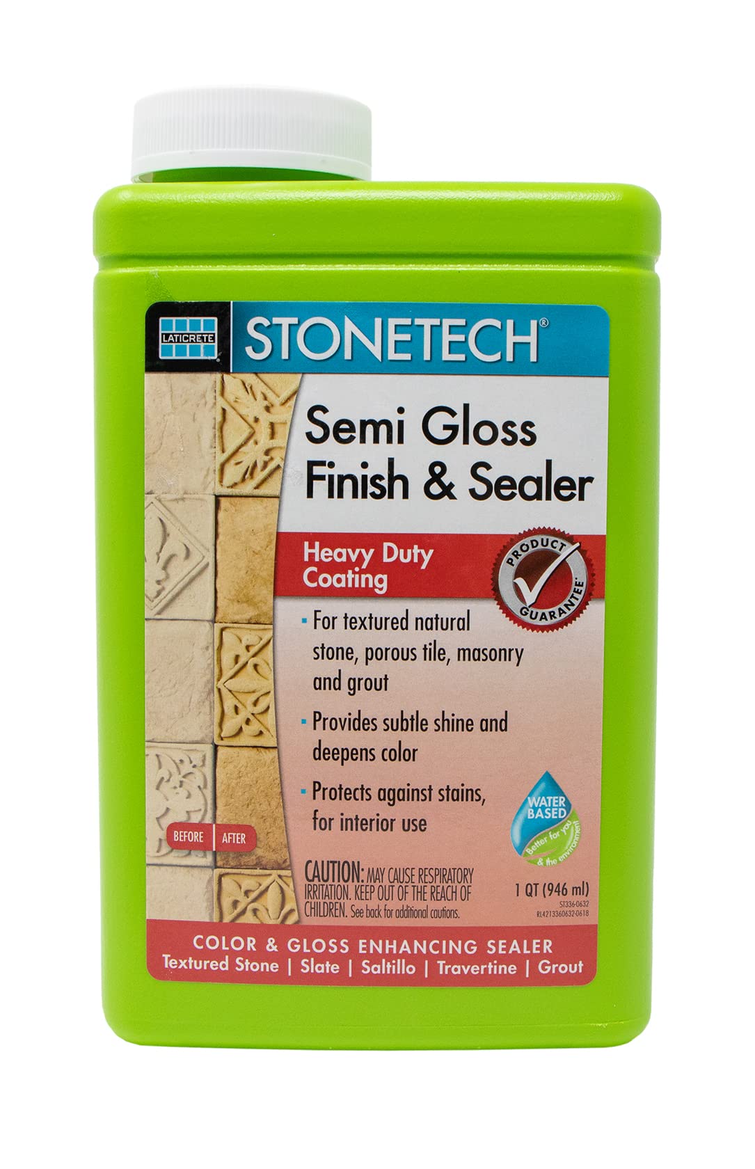 STONETECH Semi Gloss Finish & Sealer, 1 Quart/32OZ (946ML) Bottle