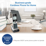 VTech IS8201 Accessory Handset for IS8251 Business Grade Cordless Phone Series, Perfect for Home Office, Smart Call Blocking, Answering System, Bluetooth Connect to Cell