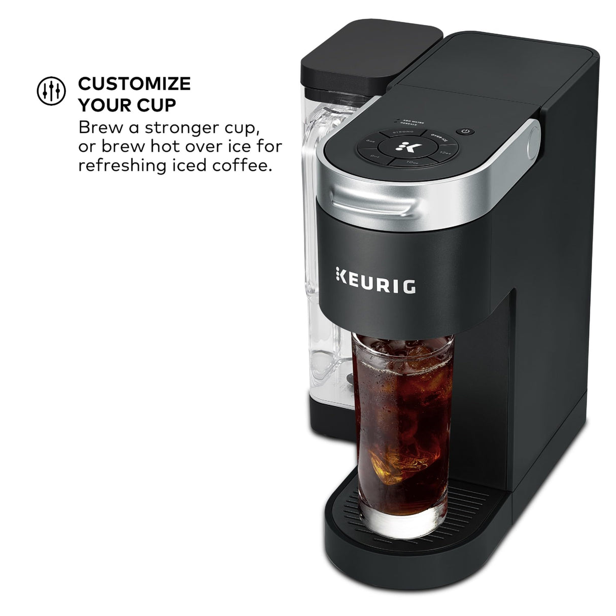 Keurig� K-Supreme Single Serve K-Cup Pod Coffee Maker, MultiStream Technology, Black