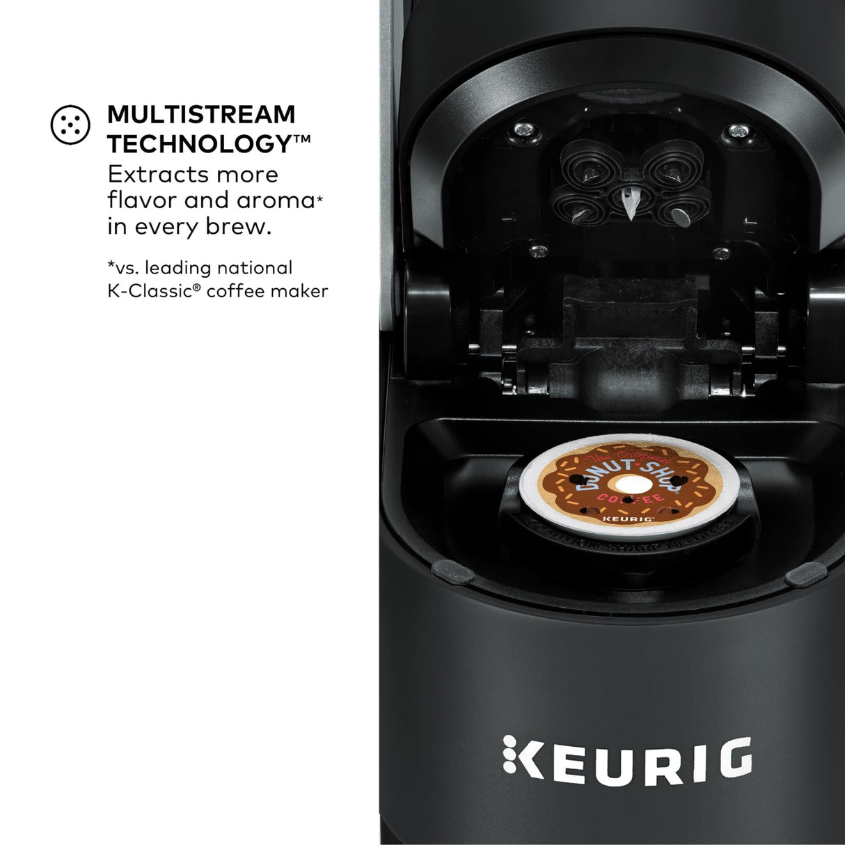 Keurig� K-Supreme Single Serve K-Cup Pod Coffee Maker, MultiStream Technology, Black