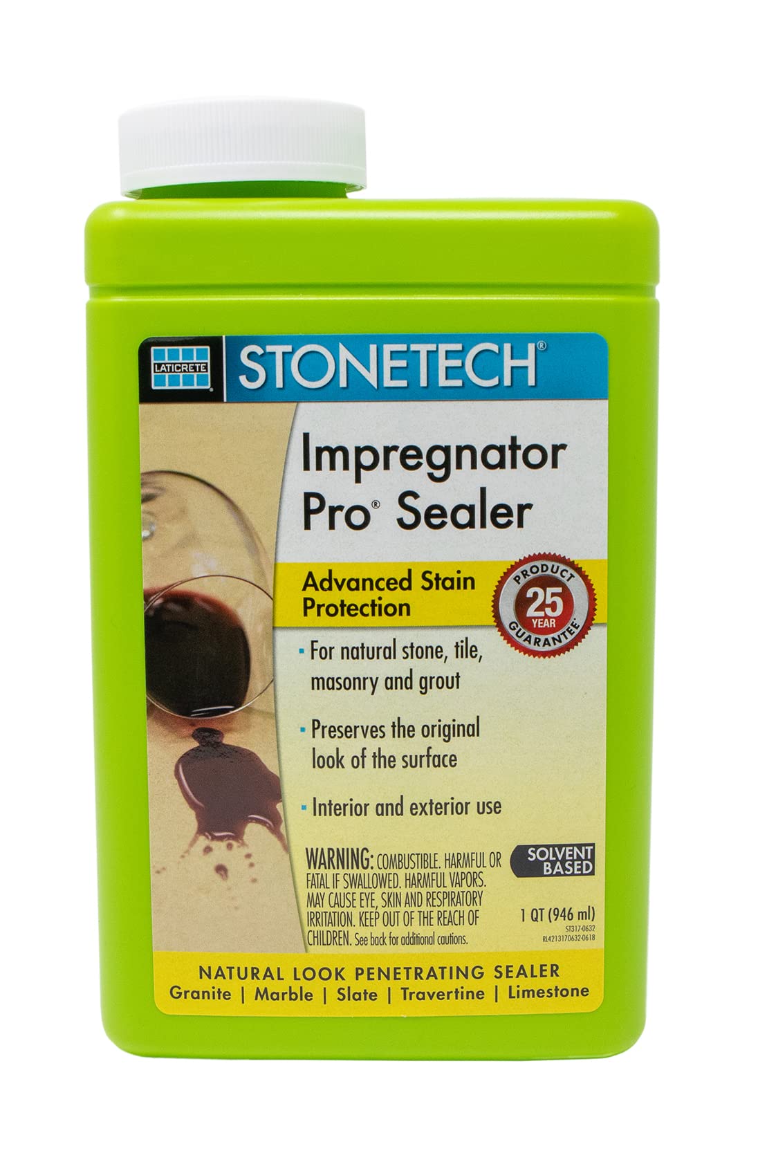 STONETECH Impregnator Pro® Sealer, 1 Quart/32OZ (946ML) Bottle