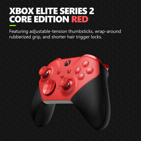 Microsoft Xbox Elite Series 2 Core Wireless Controller - Red/Black