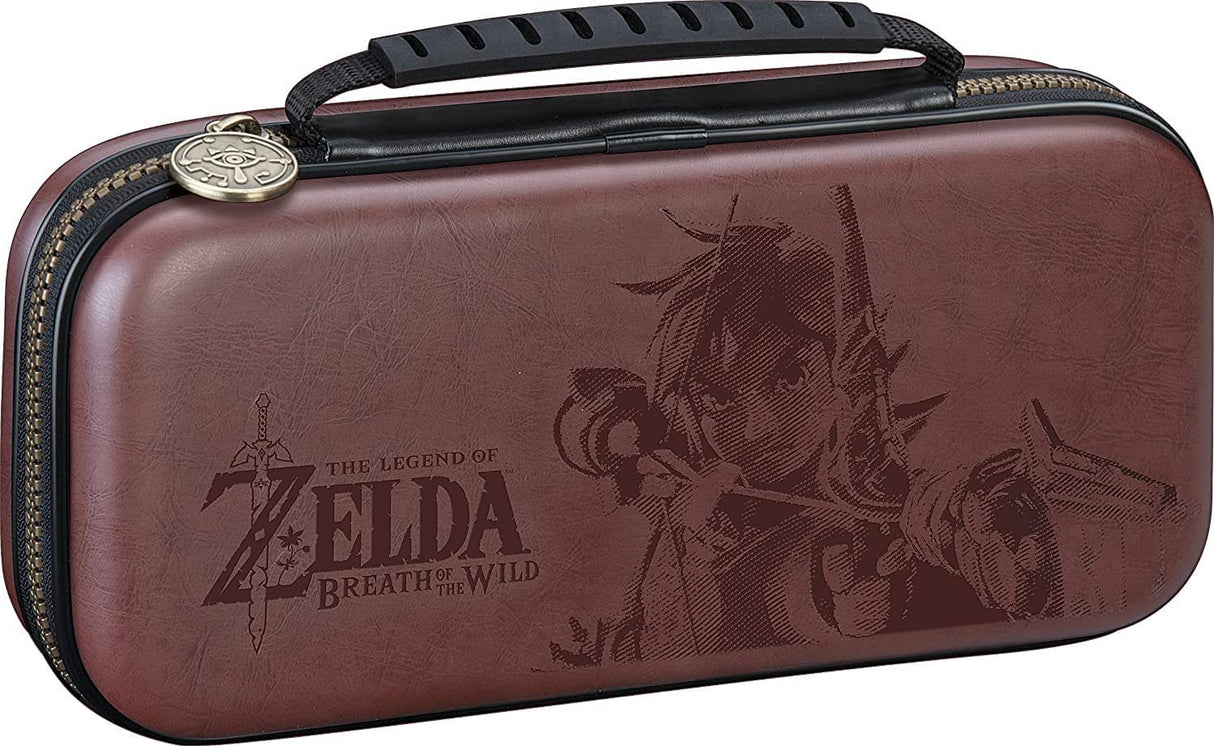 RDS Industries, Zelda Edition, Brown Game Traveler Deluxe Travel Video Game System Carrying Case for Nintendo Switch