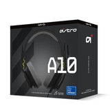 ASTRO A10 Gaming Headset Gen 2 Wired Headset - Over-ear gaming headphones with flip-to-mute microphone, 32 mm drivers, compatible with PlayStation, PC, Black