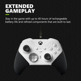 Xbox Elite Series 2 Core Wireless Gaming Controller – White – Xbox Series X|S, Xbox One, Windows PC, Android, and iOS