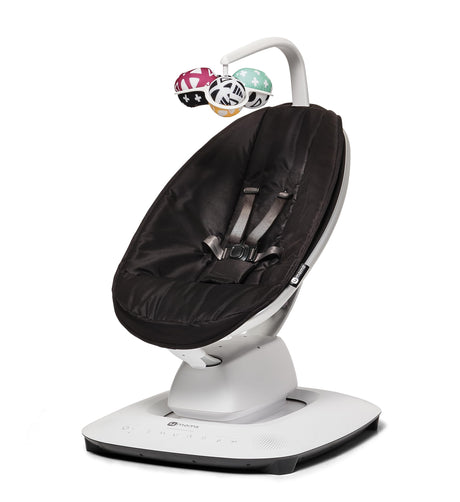 4moms MamaRoo Multi-Motion Baby Swing, Bluetooth Enabled with 5 Unique Motions, Black