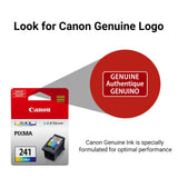 Canon CL-241 Genuine Color Ink Cartridge, Compatible with MG2120/3120/4120, MX512/432/472/372/392/522/532/452, MG2220/3220/4220/3520/3620, TS5120