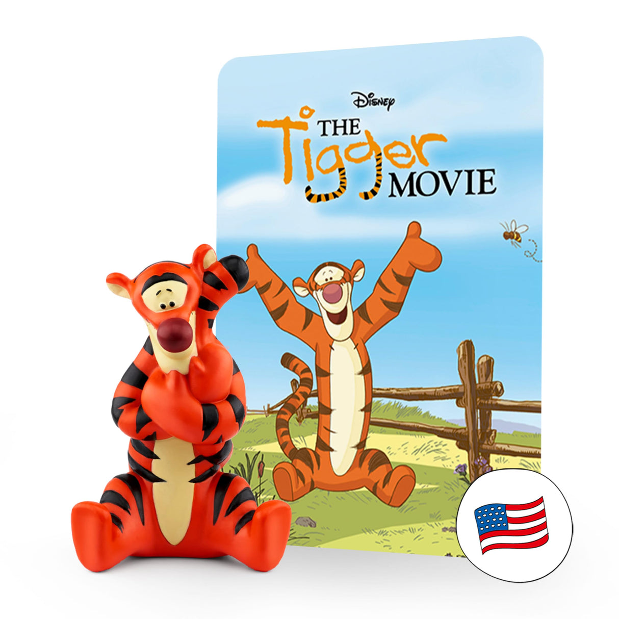 Tonies Disney Tigger, Audio Play Figurine for Portable Speaker, Small, Orange, Plastic