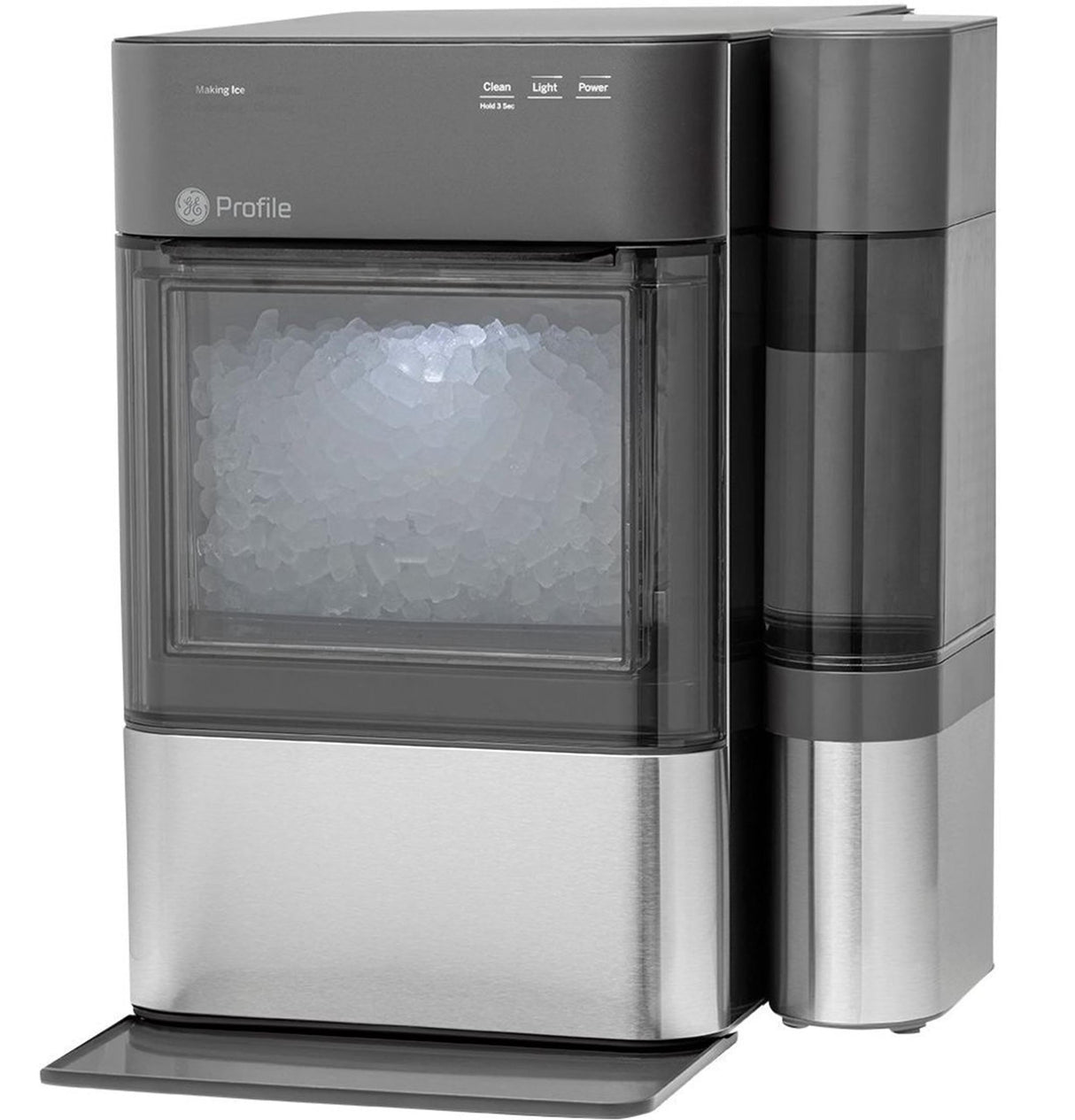 GE Profile Opal 2.0 | Countertop Nugget Ice Maker With Side tank | Ice Machine with WiFi Connectivity | Stainless Steel