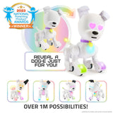 Dog-E Interactive Robot Dog with Colorful LED Lights, 200+ Sounds & Reactions, App Connected (Ages 6+)