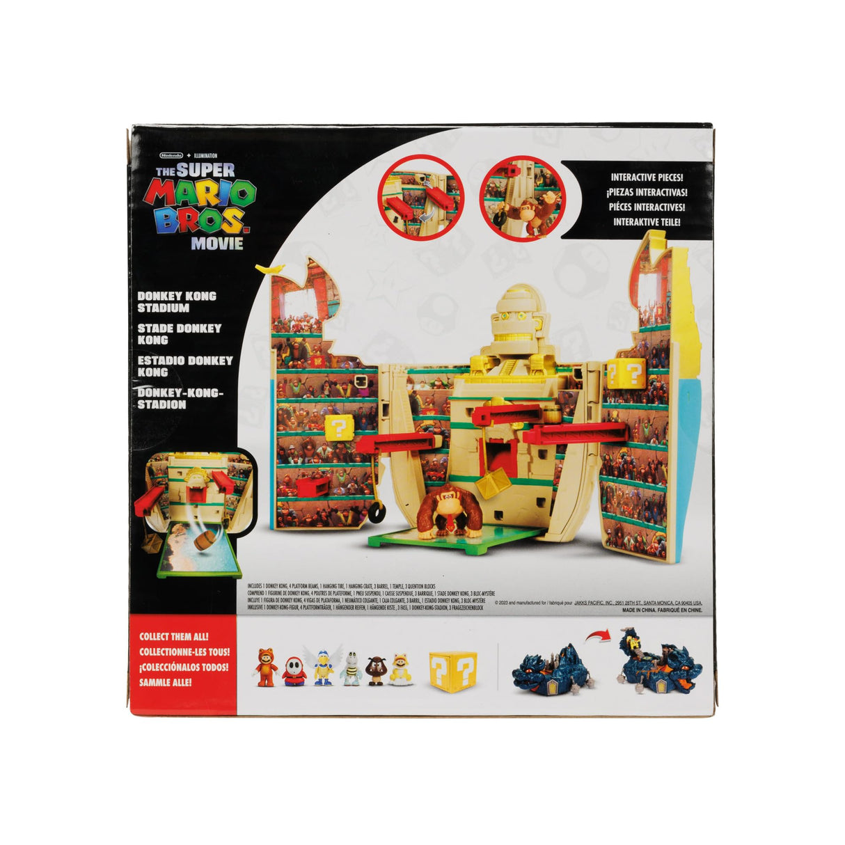 The Super Mario Bros. Movie Donkey Kong Mini Basic Playset arena wave 2