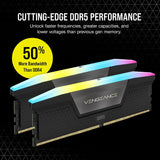 CORSAIR VENGEANCE RGB DDR5 RAM 64GB (2x32GB) 6000MHz CL40 Intel XMP iCUE Compatible Computer Memory - Black (CMH64GX5M2B6000C40)