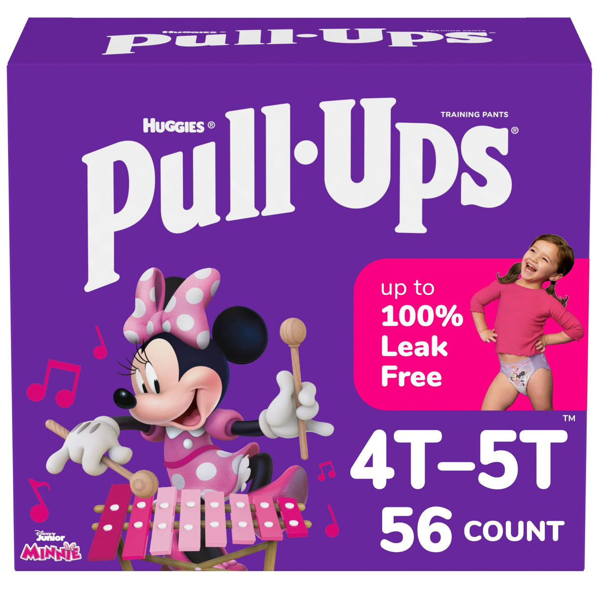 Huggies Pull-Ups Training Pants, 4T-5T, 38-50 lbs, 56 count