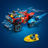 LEGO 71458 DREAMZzz Crocodile Car Toy 2-in-1 Build a Dream Monster Truck or Car with Cooper, Jayden and Night Hunter, Gift for Kids, Boys and Girls from 8 Years Old