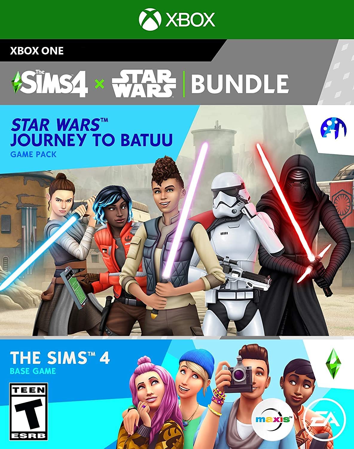 The Sims 4 Plus Star Wars Journey to Batuu Bundle - Xbox One [video game]