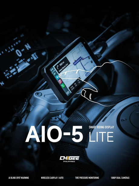 Chigee AIO-5 Lite Smart Riding System + Dash Cams | MFP0110