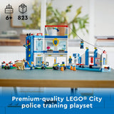 LEGO City Police Training Academy 60372, Station Playset with Obstacle Course, Horse Figure, Quad Bike Toy and 6 Officer Minifigures, for Kids Ages 6 Plus