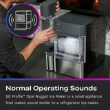 GE Profile Opal 2.0 | Countertop Nugget Ice Maker With Side tank | Ice Machine with WiFi Connectivity | Stainless Steel