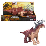 Mattel Jurassic World Gigantic Trackers Action Figure, Bajadasaurus Dinosaur Toy with Rampage Neck Attack, Evolution Spikes, Tail Whip & Digital Play