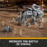 LEGO Star Wars at-TE Walker 75337 Poseable Toy, Revenge of The Sith Set, Gift for Kids with 3 212th Clone Troopers, Dwarf Spider & Battle Droid Figures