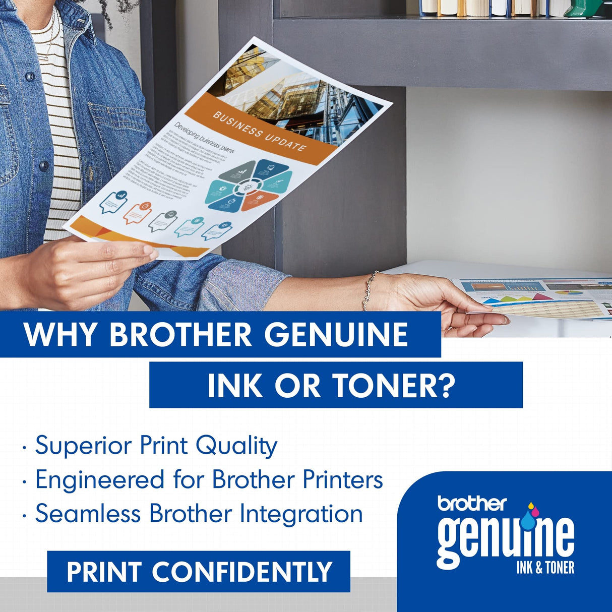 Brother Genuine Magenta Standard-yield Printer Toner Cartridge, TN221M