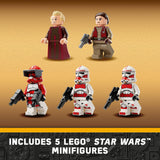 LEGO Star Wars: The Clone Wars Coruscant Guard Gunship 75354 Buildable Toy for 9 Year Olds, Gift Idea Fans Including Chancellor Palpatine, Padme and 3 Trooper Minifigures