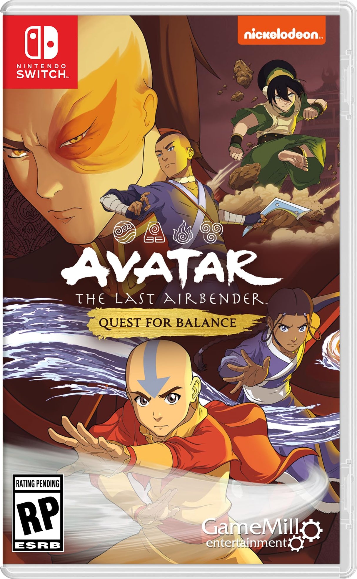 Avatar The Last Airbender: The Quest for Balance - Nintendo Switch