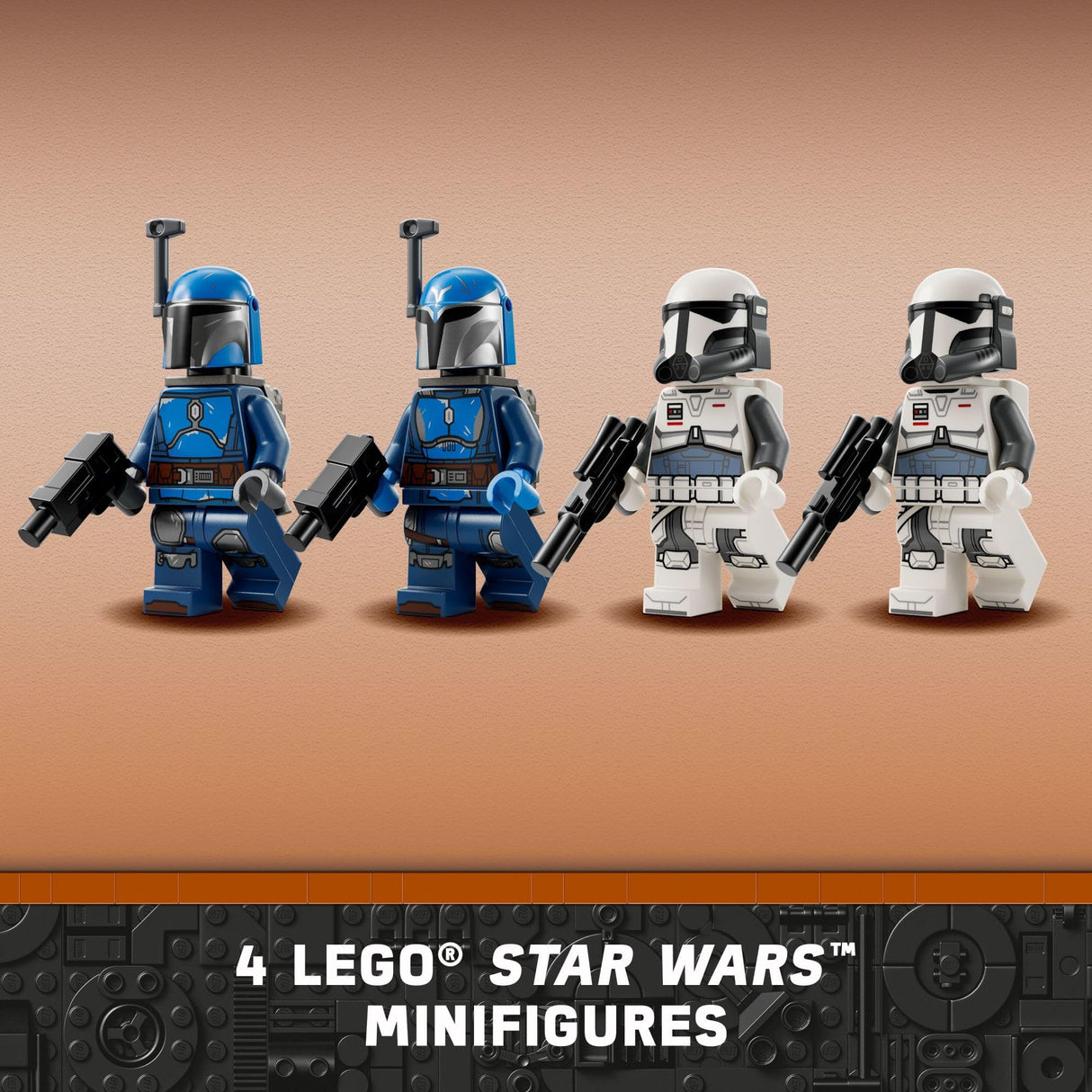 LEGO Star Wars: The Mandalorian Ambush on Mandalore Battle Pack, Building Toy with 4 Star Wars Minifigures, Collectible Brick Built Playset, Star Wars Gift Idea for Boys and Girls Ages 6 and Up, 75373