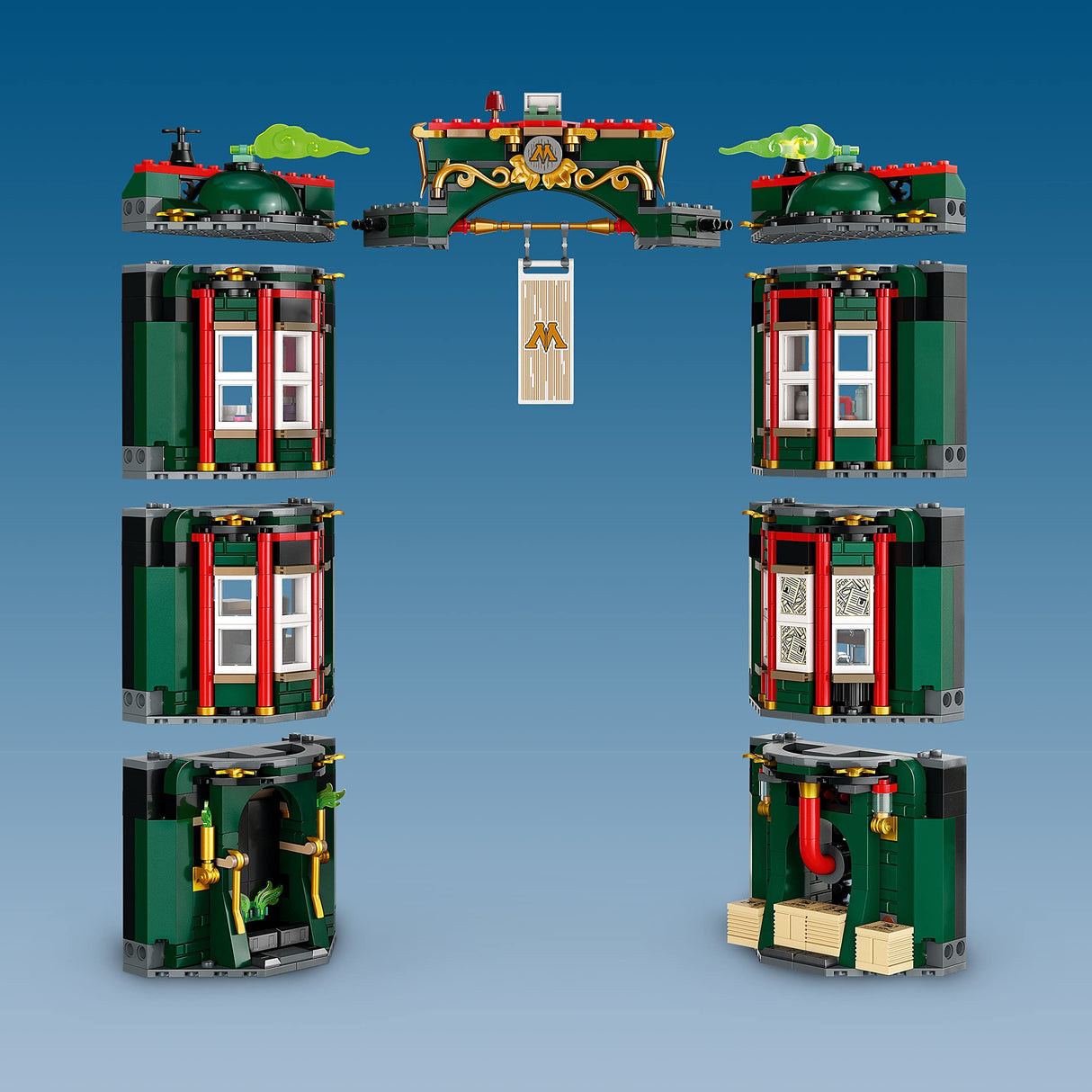 LEGO Harry Potter The Ministry of Magic Building Toy 76403 Large Modular Building Set with 12 Minifigures, Harry Potter Gift Idea for Kids Boys Girls Age 9+, Collectible Wizarding World Buildking Kit