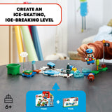 LEGO Super Mario Ice Mario Suit and Frozen World Expansion Set 71415, Collectible Buildable Game with Figure Costume plus Cooligan and Goomba Enemy Figures