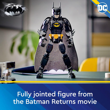 LEGO DC Batman Construction Figure 76259 Buildable DC Action Figure, Fully Jointed DC Toy for Play and Display with Cape and Authentic Details from the Batman Returns Movie, Batman Toy for 8 Year Olds