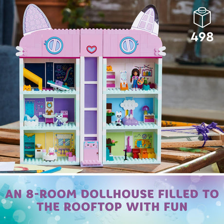 Lego Gabby’s Dollhouse 10788 Building Toy Set, 8-Room Playhouse with Purrfect Details and Popular Characters from The Show, Including Gabby, Pandy Paws, Cakey and Mercat, Kids Toy for Ages 4 and up