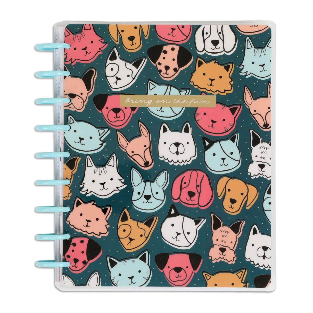 Happy Planner 12-Month Undated Classic Planner-Playful Pets