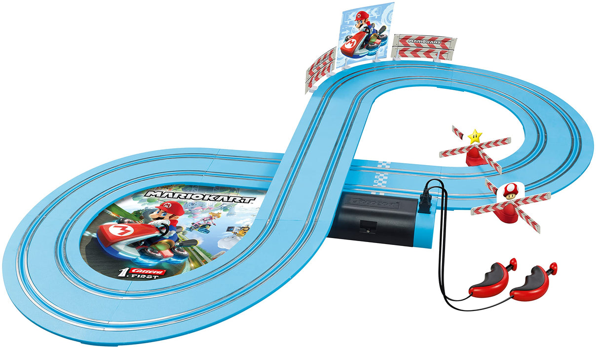 Carrera 20063024 Mario Kart Mario vs. Peach First Beginner Slot Car Racing Set