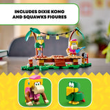 LEGO Super Mario Dixie Kong’s Jungle Jam Expansion Set 71421, Super Mario Gift Set for Boys and Girls Ages 7-9, Buildable Toy Game Featuring 2 Brick Built Super Mario Figures with Musical Accessories