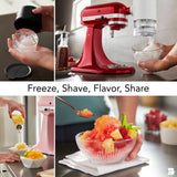 KitchenAid Shave Ice Attachment, KSMSIA, White, 4 Molds