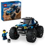 LEGO City Blue Monster Truck Off-Road Toy Playset with a Driver Minifigure, Imaginative Toys for Kids, Fun Gift for Boys and Girls Aged 5 Plus, Mini Monster Truck, 60402