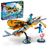 LEGO Avatar: The Way of Water Skimwing Adventure 75576 Collectible Set with Toy Animal for Boys & Girls, Pandora Coral Reef Scene, Jake Sully and Tonowari Minifigures