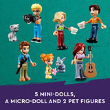 LEGO Friends Olly and Paisley's Family Houses Toy for Kids with 5 Mini-Doll Figures for Creative Play, Two-Story Home with Treehouse Toy, Dollhouse Toy Gift Idea for Girls and Boys Ages 7+, 42620