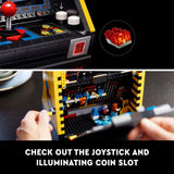 LEGO Icons PAC-Man Arcade Building Kit, Build a Replica Model of a Classic Video Game, Nostalgic Gift for Fans of Retro Video Games and Retro Décor, Includes PAC-Man, Blinky and Clyde, 10323