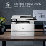 HP LaserJet Pro MFP 4101fdwe Wireless Black & White Monochrome Printer with HP+ Smart Office Features and Fax