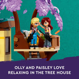 LEGO Friends Olly and Paisley's Family Houses Toy for Kids with 5 Mini-Doll Figures for Creative Play, Two-Story Home with Treehouse Toy, Dollhouse Toy Gift Idea for Girls and Boys Ages 7+, 42620