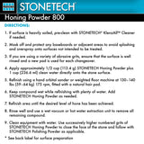 STONETECH Honing Powder 800, 800 Grit/1.9LB (850G) Bottle