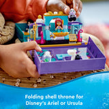 LEGO Disney The Little Mermaid Story Book 43213 Fun Playset with Ariel, Prince Eric, and Ursula Micro-Doll, Disney Princess Toy, Birthday Present for Kids and Fans Aged 5 and up