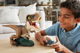 Mattel Jurassic World Chaos Theory Roarin’ Frenzy T Rex RC Toy, Motorized Remote Control Tyrannosaurus Rex Dinosaur, Multiple Movement Modes & Sounds