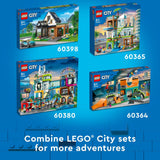 LEGO City Ice-Cream Shop 60363 Building Toy Set, includes a Cargo Bike, 3 Minifigures and Lots of Fun Features and Accessories for Imaginative Role Play, Great Birthday Gift Idea for Kids