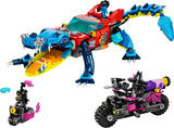 LEGO 71458 DREAMZzz Crocodile Car Toy 2-in-1 Build a Dream Monster Truck or Car with Cooper, Jayden and Night Hunter, Gift for Kids, Boys and Girls from 8 Years Old